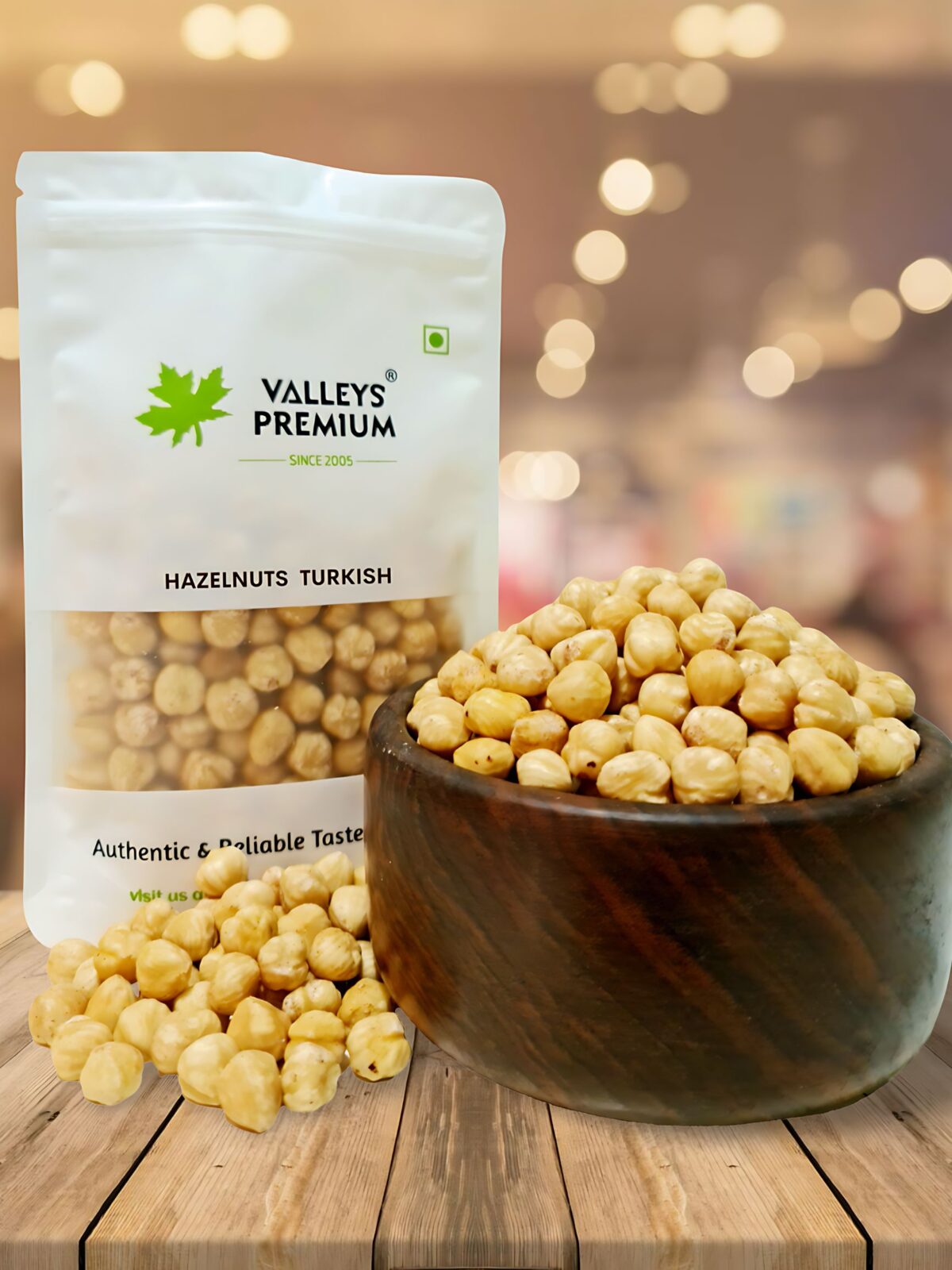 Valleys Premium Raw Turkish Hazel nuts 400 Grams