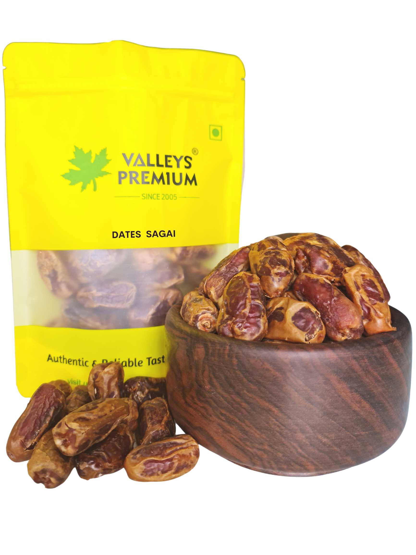 Valleys Premium Saudi Arabian Sagai Dates 800 Grams