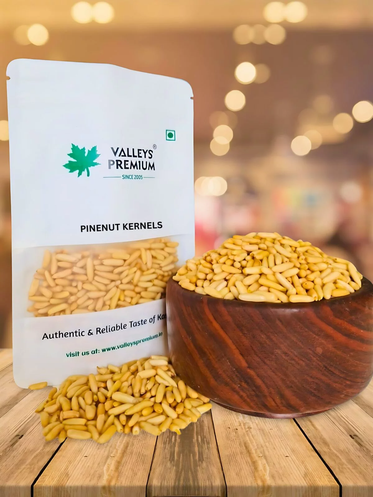 Valleys Premium Peeled Pine nuts 400 Grams