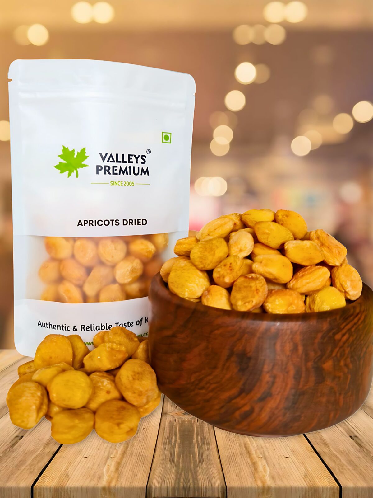 Valleys Premium Dried Afghani Apricots 400 Grams (KHUBANI)