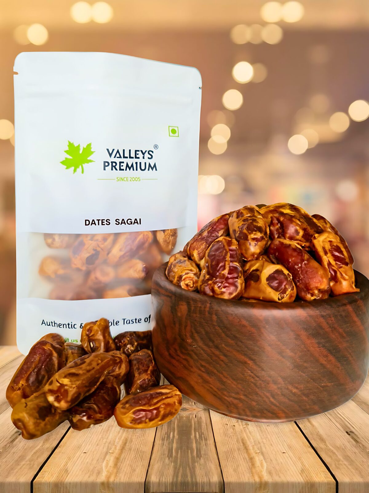 Valleys Premium Saudi Arabian Sagai Dates 400 Grams