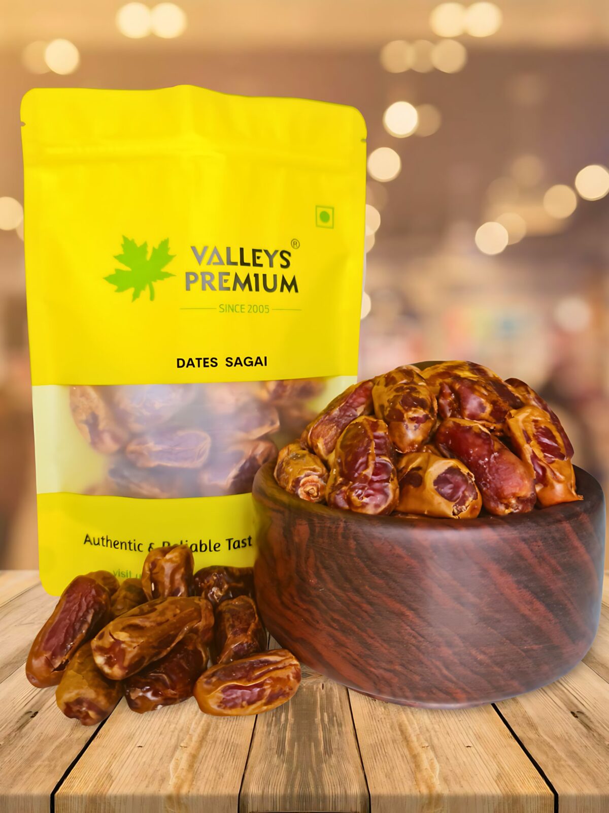 Valleys Premium Saudi Arabian Sagai Dates 800 Grams