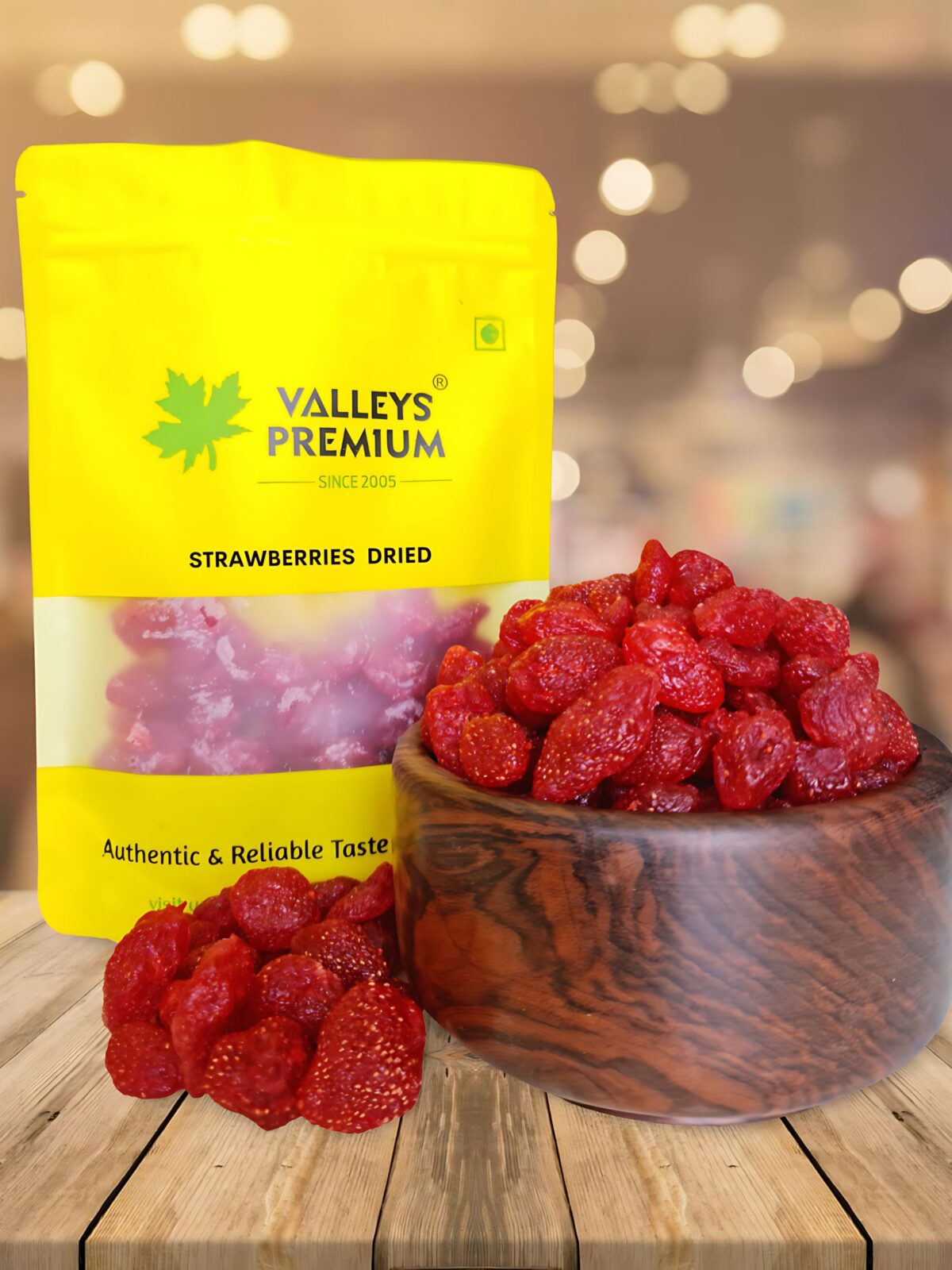 Valleys Premium Kashmiri Sun Dried Strawberries 800 Gram  Strawberry