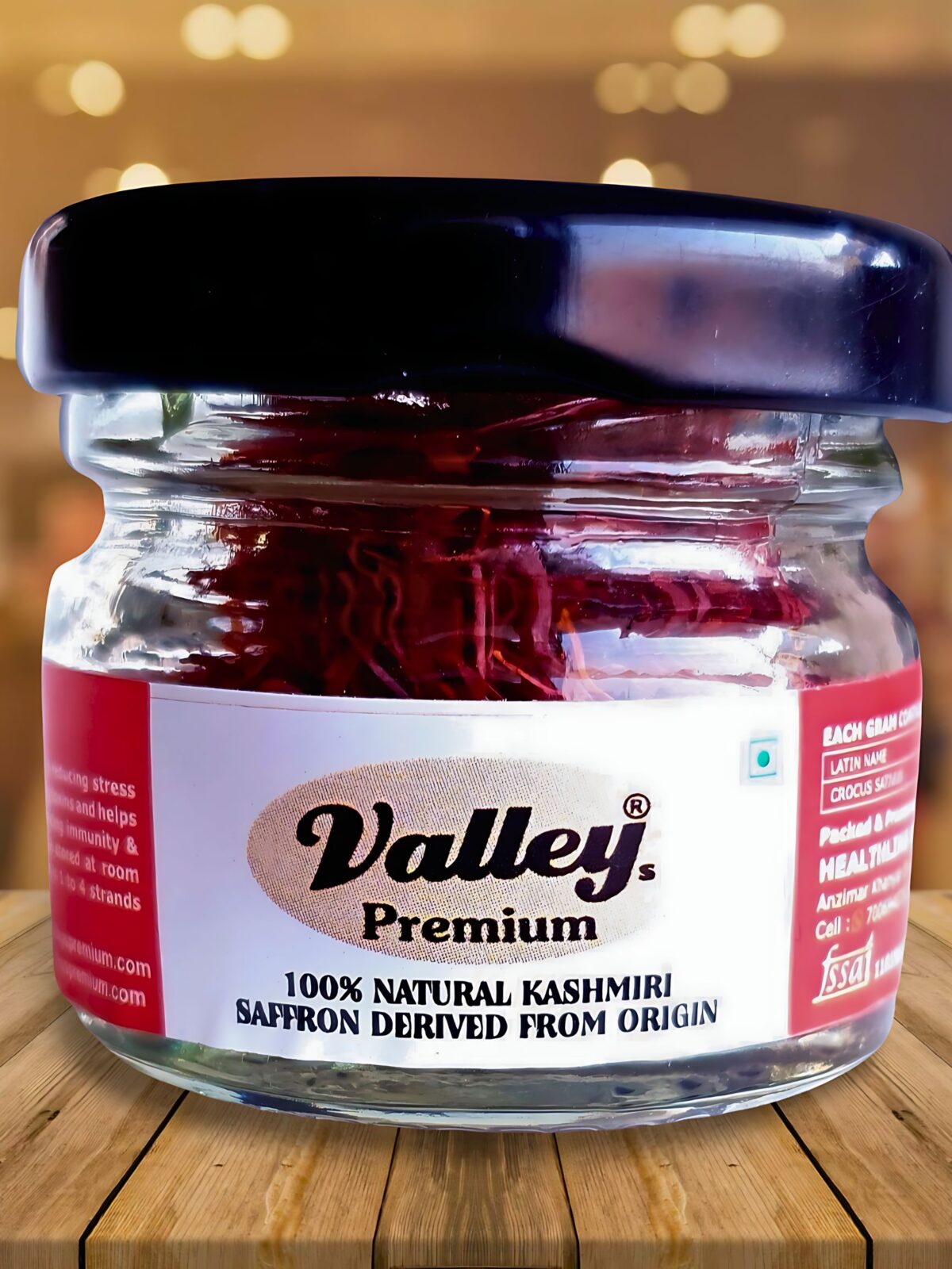 Valleys Premium Kashmiri Saffron Handpicked Quality Pure and Natural 1 Gram (Kesar) - Image 5