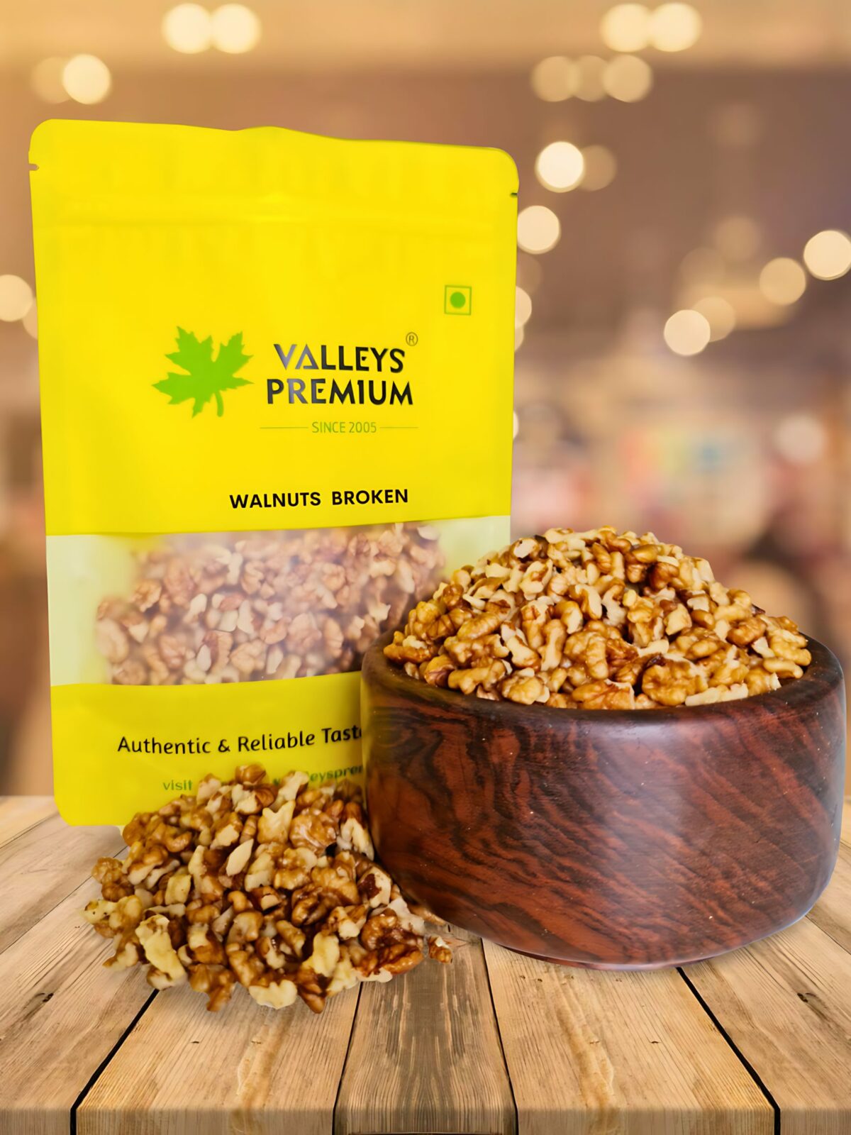 Valleys Premium Kashmiri Broken Walnut Kernels 400 Gram