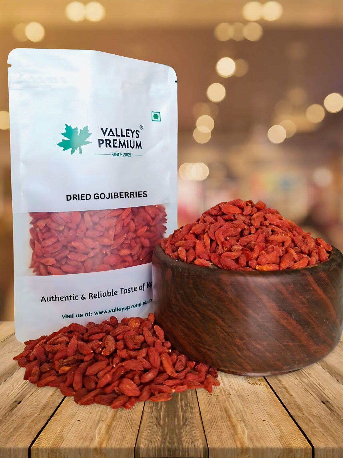 Valleys Premium Dried Goji Berries 400 Gram